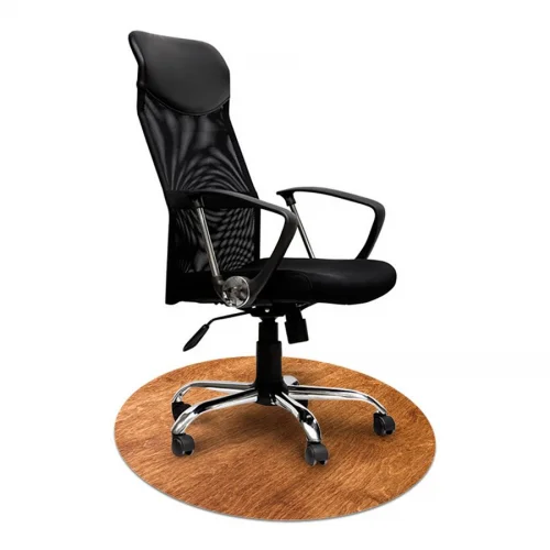 Elastyczna mata ochronna pod krzesło na kółkach z grafiką 069 - pod fotel obrotowy - okrągła śr. 100cm, gr. 2,2mm