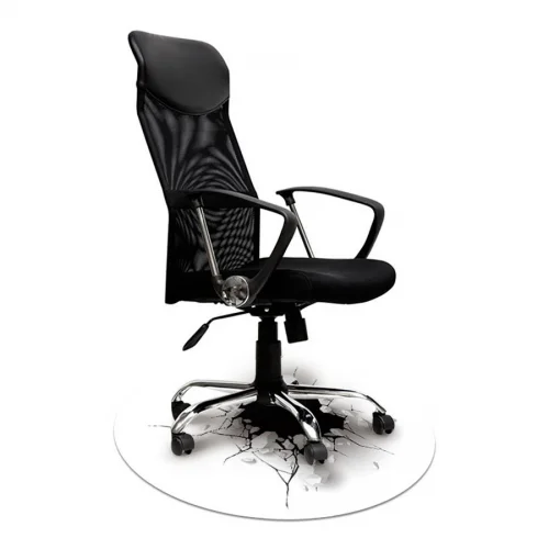 Mata ochronna pod krzesło na kółkach z grafiką 059 - pod fotel obrotowy - okrągła śr. 100cm, gr. 1,3mm