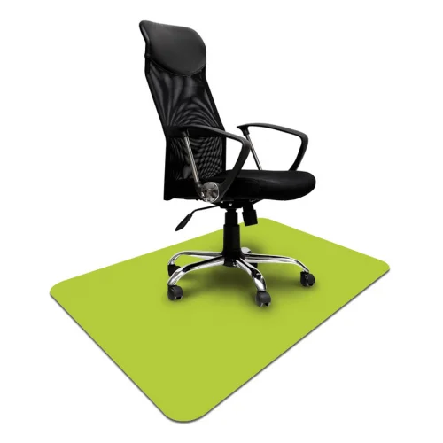 Zielona mata ochronna pod krzesło antypołsizgowa i elastyczna