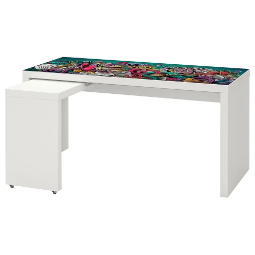 Podkładka na całe biurko MALM z IKEA  151x65