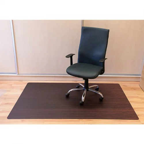 Elastyczna podkładka ochronna pod krzesła 120x180cm gr. 2,2mm ze wzorem 072 - CIEMNE DREWNO