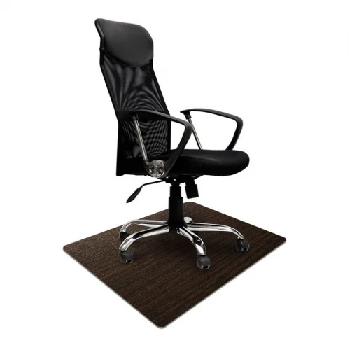 Maty ochronne pod krzesła i fotele biurowe 80x120cm gr. 2,2mm z grafiką 075 - DREWNO