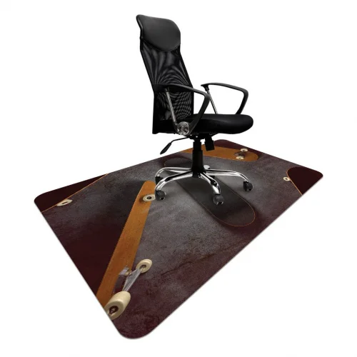 Elastyczna podkładka ochronna pod krzesło 120x180cm gr. 2,2mm z nadrukiem 048 - DESKOROLKI